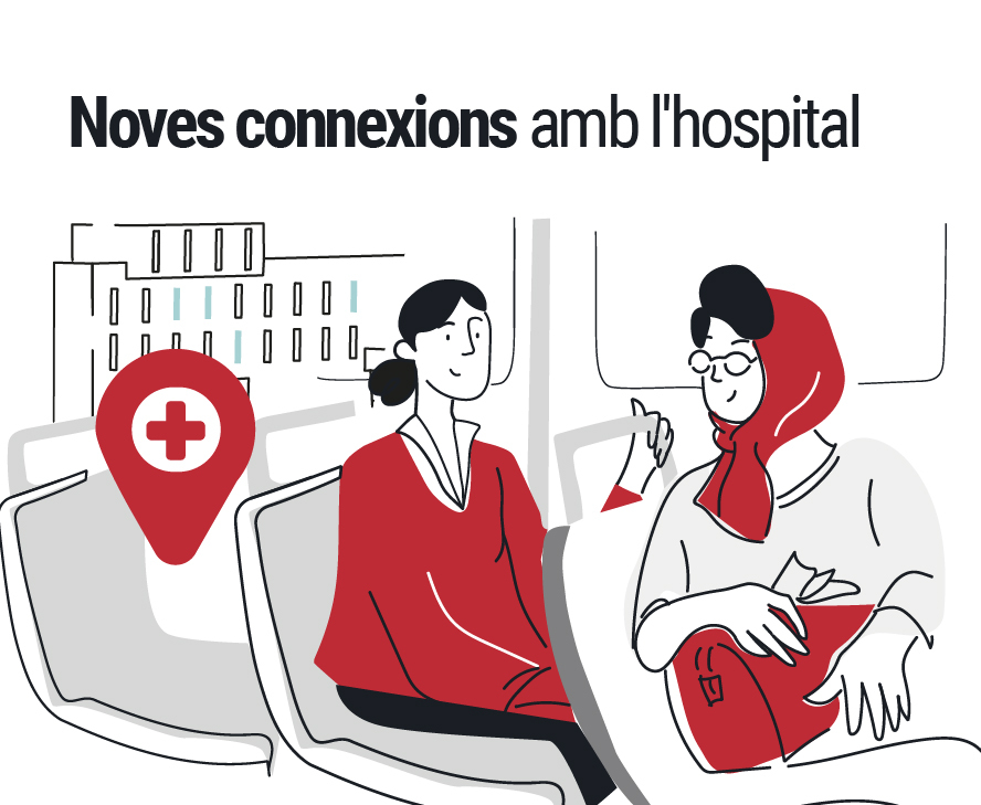 Noves connexions amb l'hospital